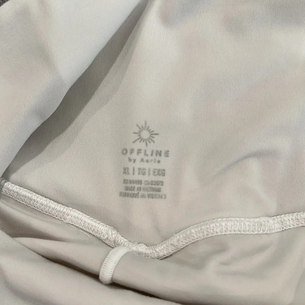 Aerie offline white mini skirt skort - Picture 2 of 6